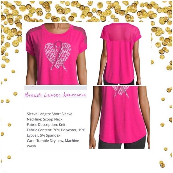 BREAST Cancer Awareness Barbiecore Hot Pink size XXL plus size NEW - Picture 5 of 13